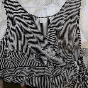 Covington striped tank top